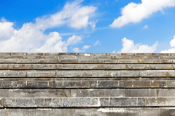 Image showing wide concrete steps