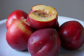 Image showing Nectarine fruits