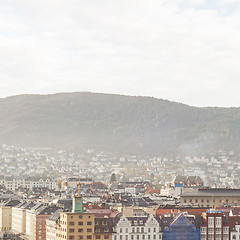 Image showing Colorful Landscape Of Norway, Bergen