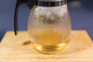 Image showing Tea in hot jar