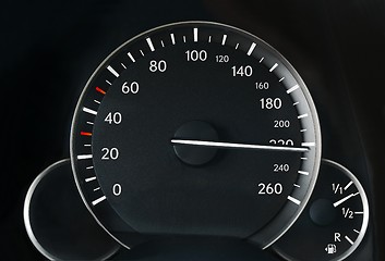 Image showing Speedometer of a car