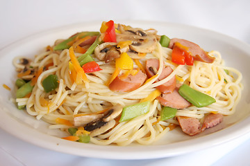 Image showing Fried noodles