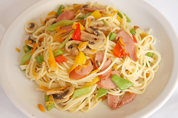 Image showing Fried noodles