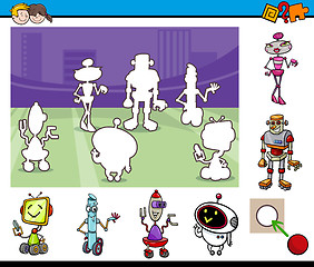 Image showing educational game with robots