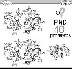 Image showing differences task for coloring