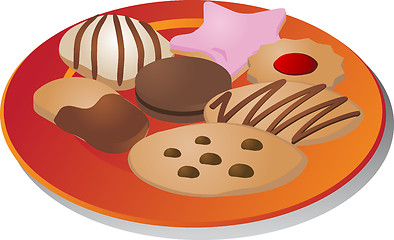 Image showing Assorted cookies