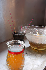 Image showing Temple offerings