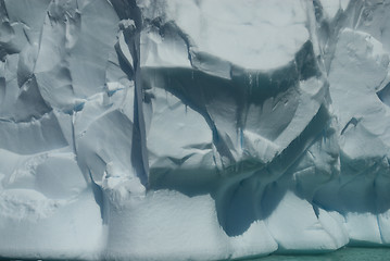 Image showing Beautiful view of icebergs in Antarctica