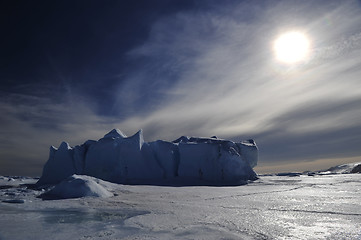 Image showing Beautiful view of icebergs in Snow Hill Antarctica