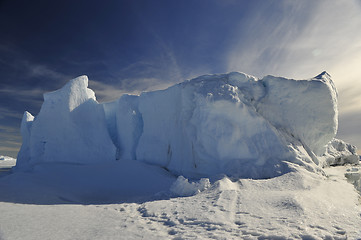 Image showing Beautiful view of icebergs in Snow Hill Antarctica