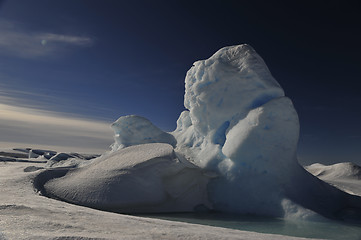 Image showing Beautiful view of icebergs in Snow Hill Antarctica