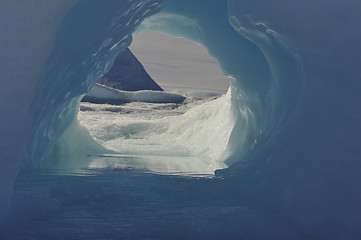 Image showing Beautiful view of icebergs in Antarctica