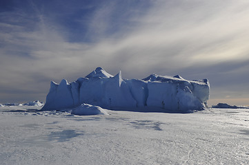 Image showing Beautiful view of icebergs in Snow Hill Antarctica