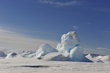 Image showing Beautiful view of icebergs in Snow Hill Antarctica