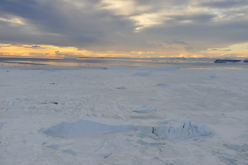 Image showing Beautiful view of icebergs in Snow Hill Antarctica