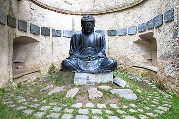 Image showing Meditating Japanese Buddha Statue