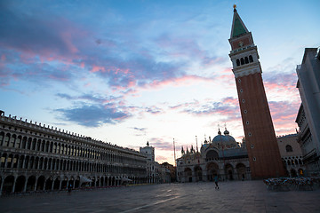 Image showing Venice view at sunrise