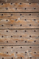 Image showing Old door background