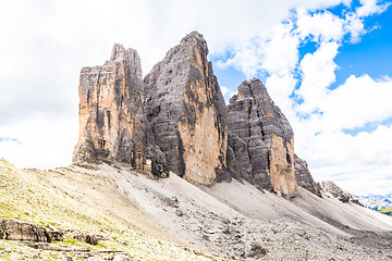 Image showing Landmark of Dolomites - Tre Cime di Lavaredo