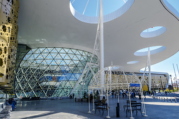 Image showing airport of Marrakesh Menara in Morocco.