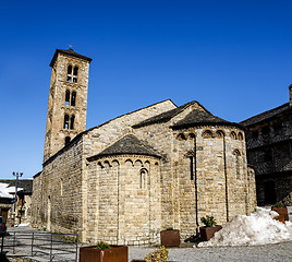 Image showing Roman Church of  Santa Maria de Taull, Catalonia - Spain