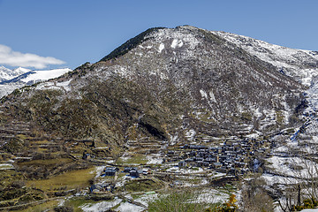 Image showing Village of Durro, at the foot of the Catalan Pyrenees