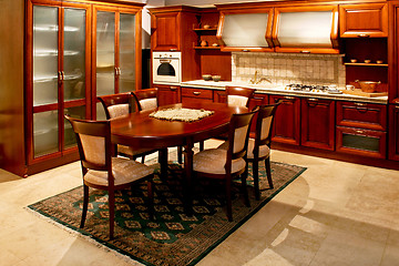 Image showing Classics wooden kitchen