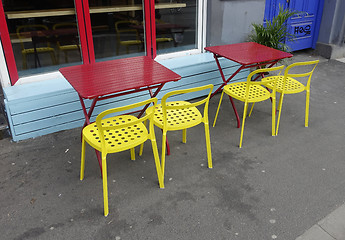 Image showing Sidewalk restaurant