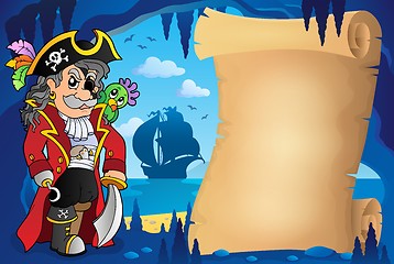 Image showing Parchment in pirate cave image 2