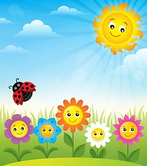 Image showing Spring topic background 8