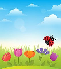 Image showing Spring topic background 7