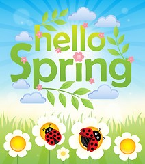 Image showing Hello spring theme image 6