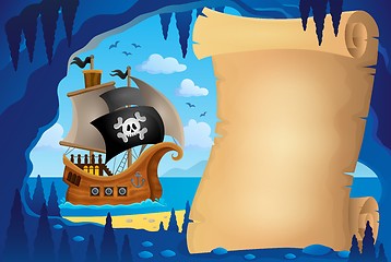 Image showing Parchment in pirate cave image 3