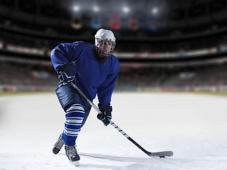 Image showing ice hockey player in action