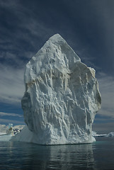 Image showing Beautiful view of icebergs in Antarctica