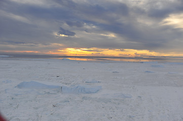 Image showing Beautiful view of icebergs in Snow Hill Antarctica