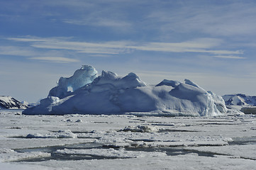 Image showing Beautiful view of icebergs in Snow Hill Antarctica