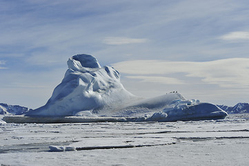 Image showing Beautiful view of icebergs in Snow Hill Antarctica