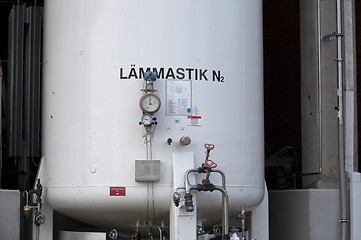 Image showing liquid nitrogen storage tank