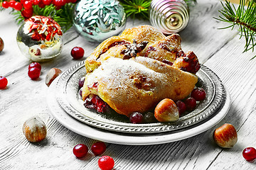 Image showing Christmas cookies and decor