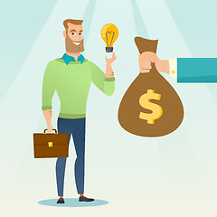 Image showing Successful business idea vector illustration.