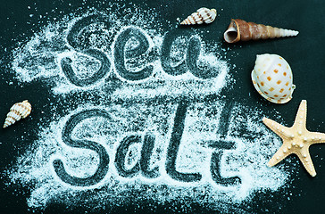 Image showing sea salt