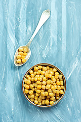 Image showing boiled chickpeas