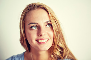 Image showing happy young woman face