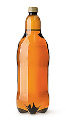 Image showing Big plastic bottle with beer