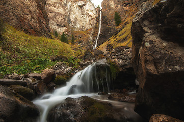 Image showing Waterfall on river Shinok