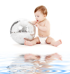 Image showing glitterball baby