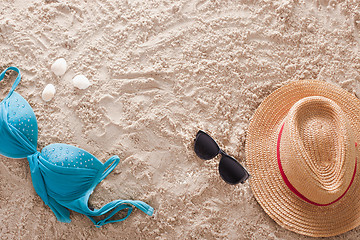 Image showing The abstract sandy tropical beach