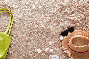 Image showing The abstract sandy tropical beach