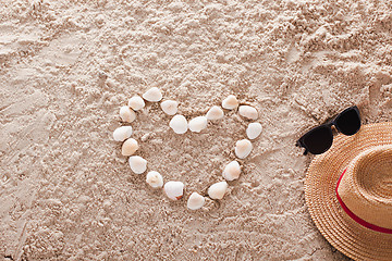 Image showing The abstract sandy tropical beach